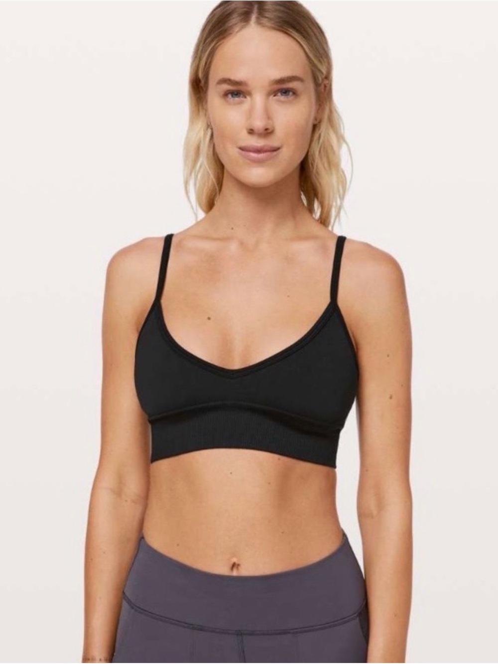 Lululemon Ebb To Street Bra II Black Size 10